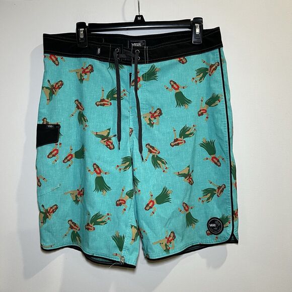 Vans Men’s Swim Trunks Hawaiian Boardshorts Size‎ 32 - Picture 1 of 6